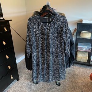 3/4 Sleeve Short Flowy Dress